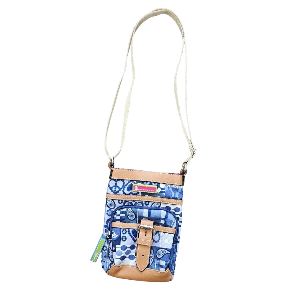 Lily Bloom Paisley Print Crossbody Purse